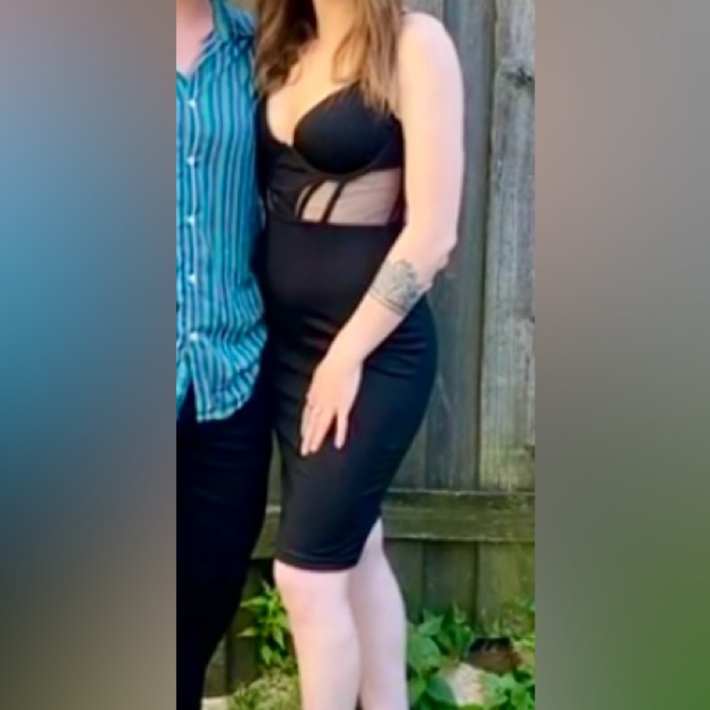 Akira Black Dress